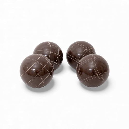 107 mm Espresso Solid Color 4-Ball Set