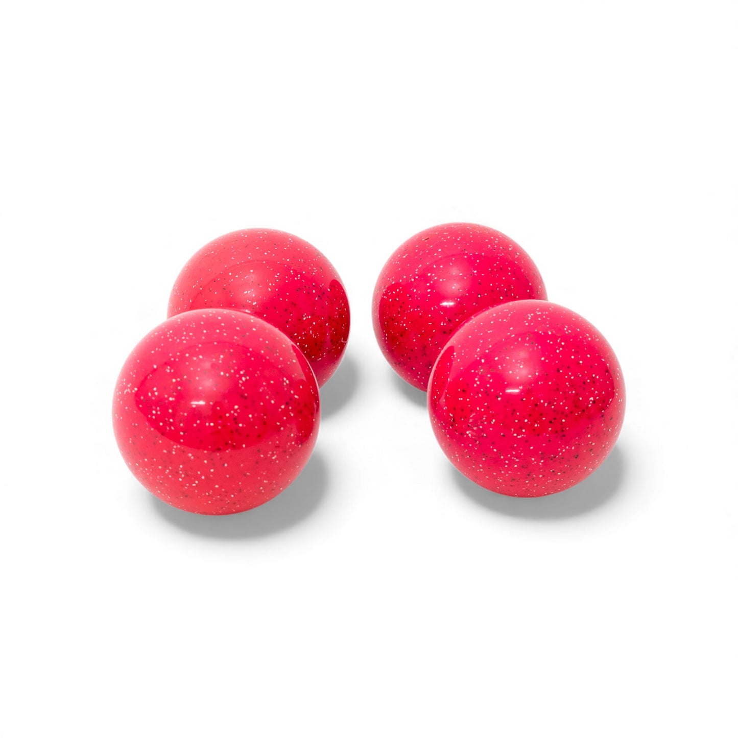 110 mm Neon Magenta Speckled Glo 4-Ball Set