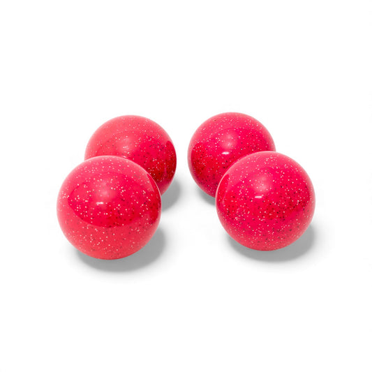 110 mm Neon Magenta Speckled Glo 4-Ball Set