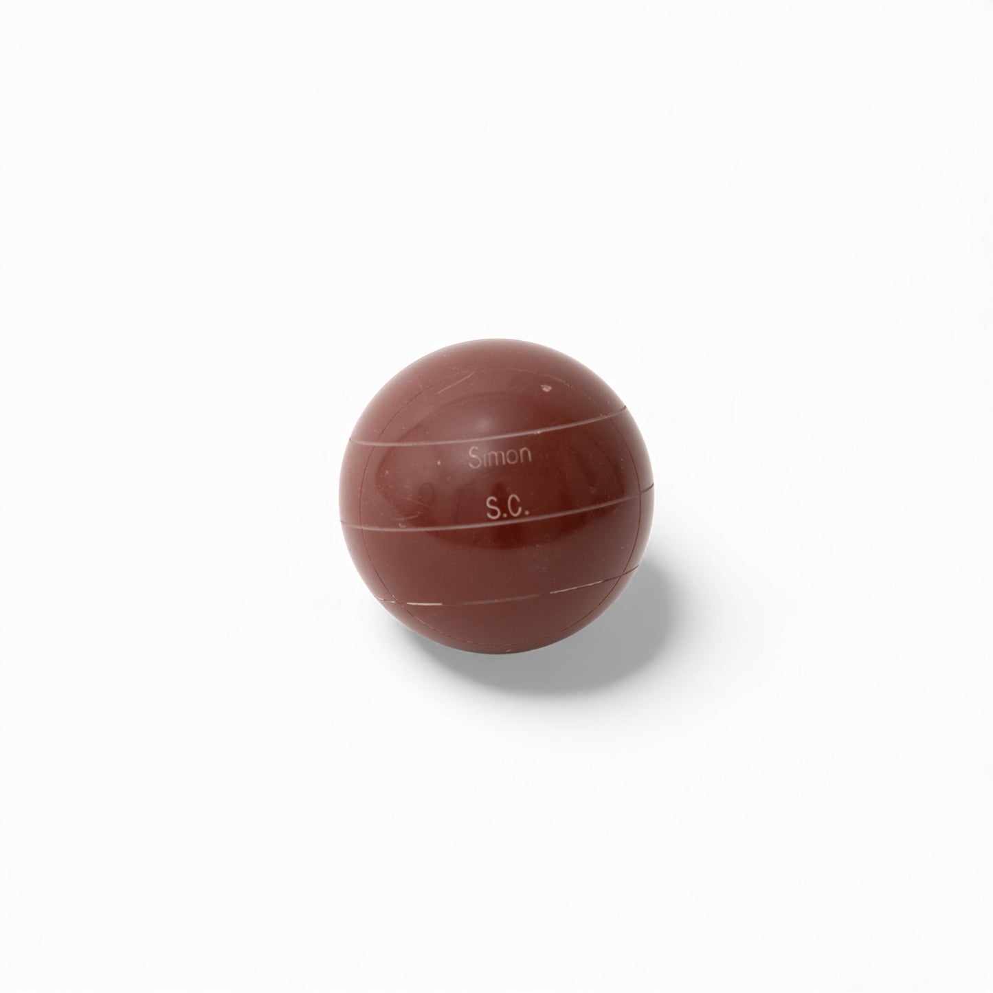 107 mm Dark Red Solid Color Replacement Ball