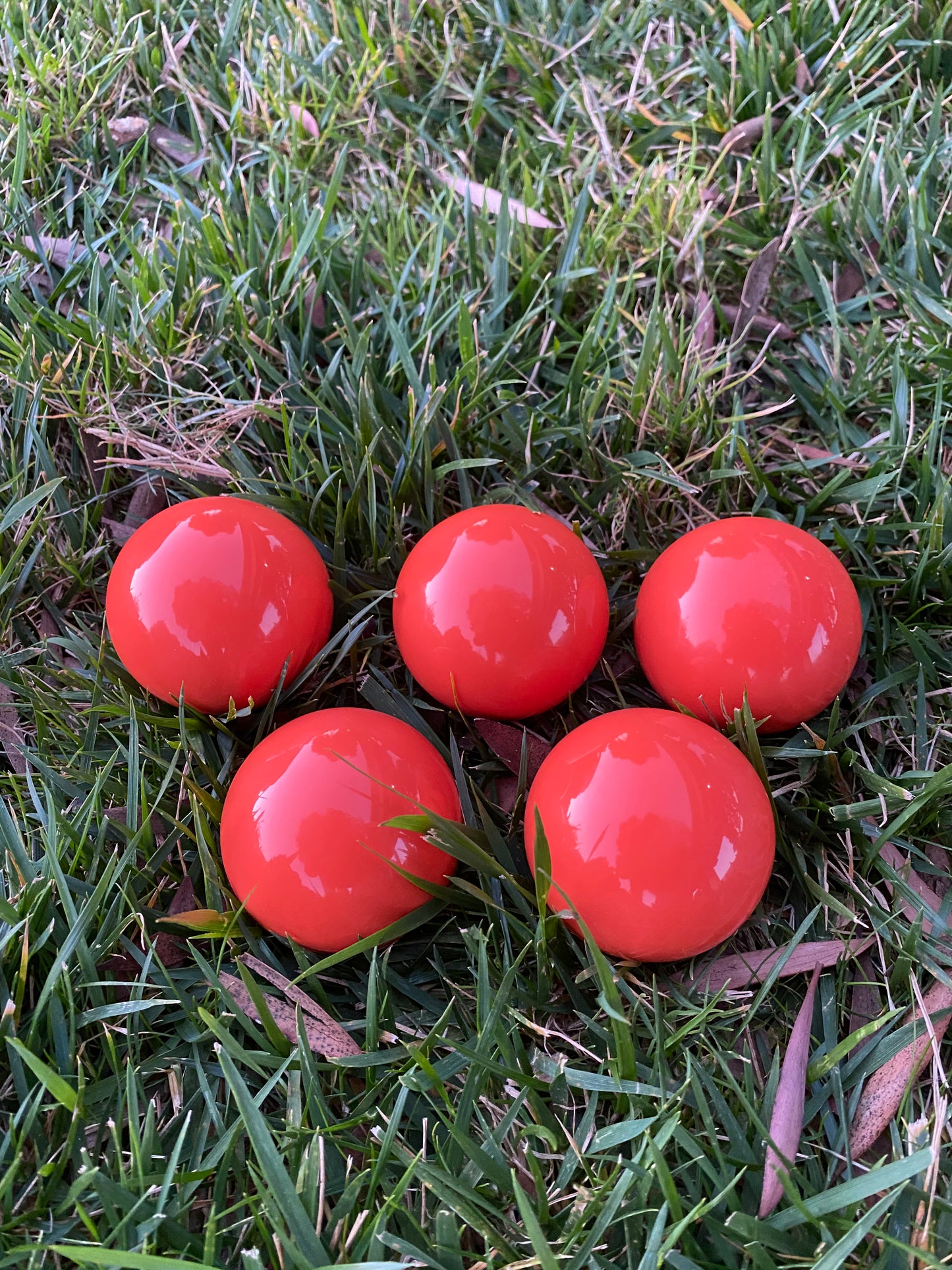 Orange Pallinos for Bocce Ball Set