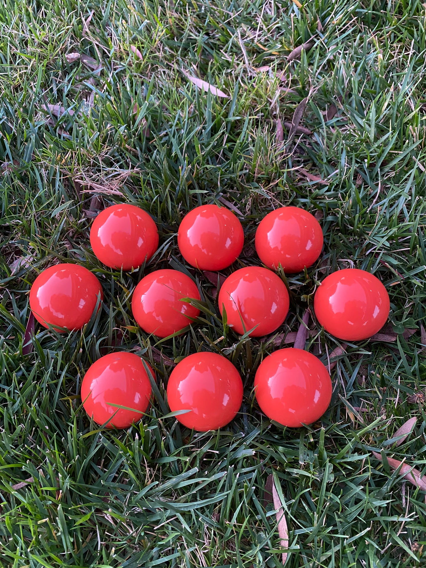 Orange Pallinos for Bocce Ball Set