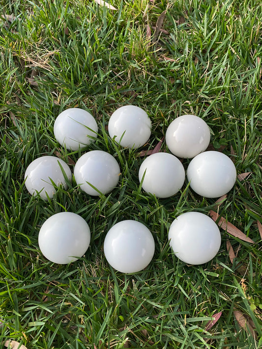 White Pallinos for Bocce Ball Set