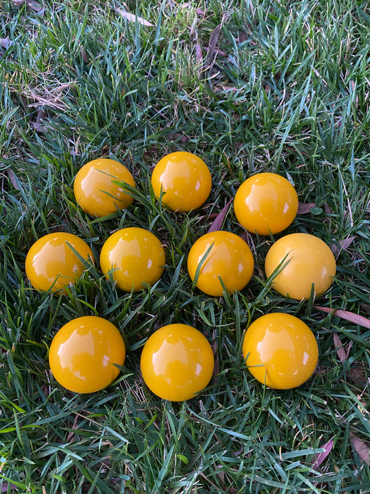 Yellow Pallinos for Bocce Ball Set