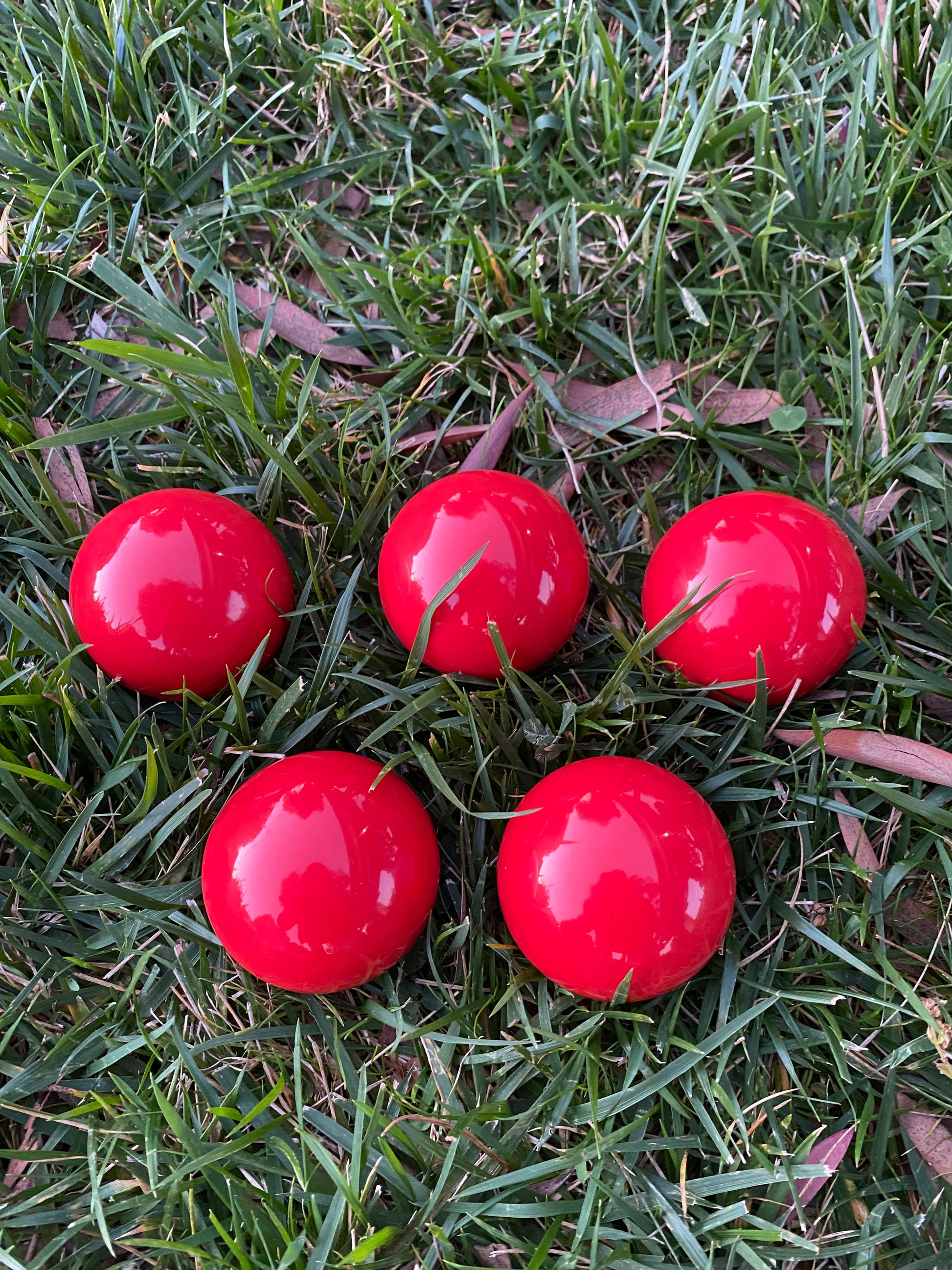 Red Pallinos for Bocce Ball Set