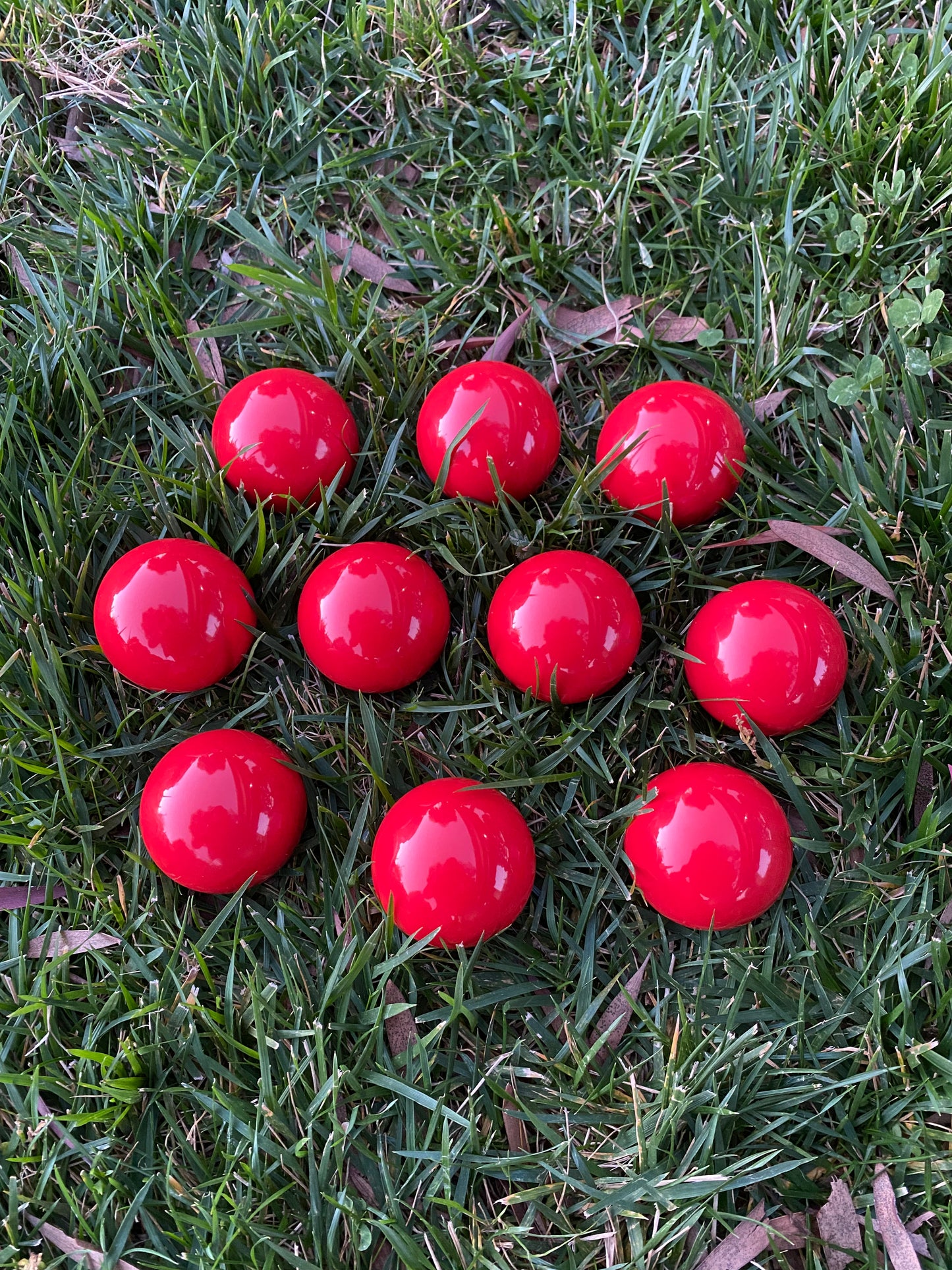 Red Pallinos for Bocce Ball Set