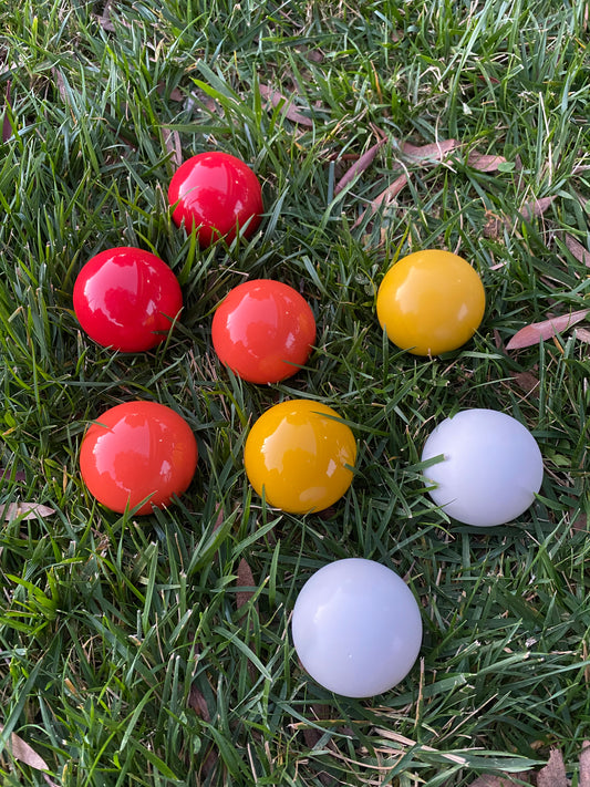 Mixed Colors of Pallinos for Bocce Ball Set