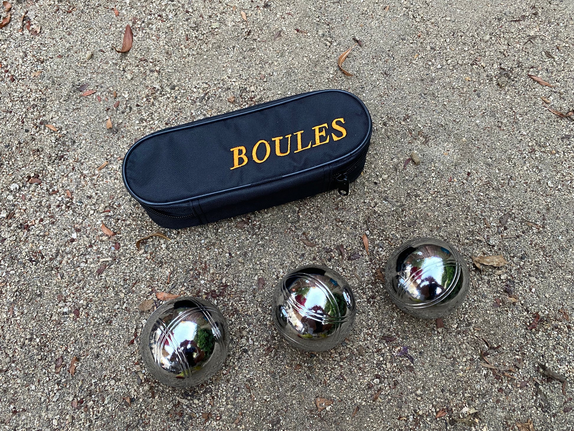 Silver 3 Boule Set