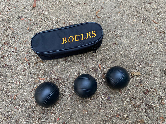 Black 3 Boule Set