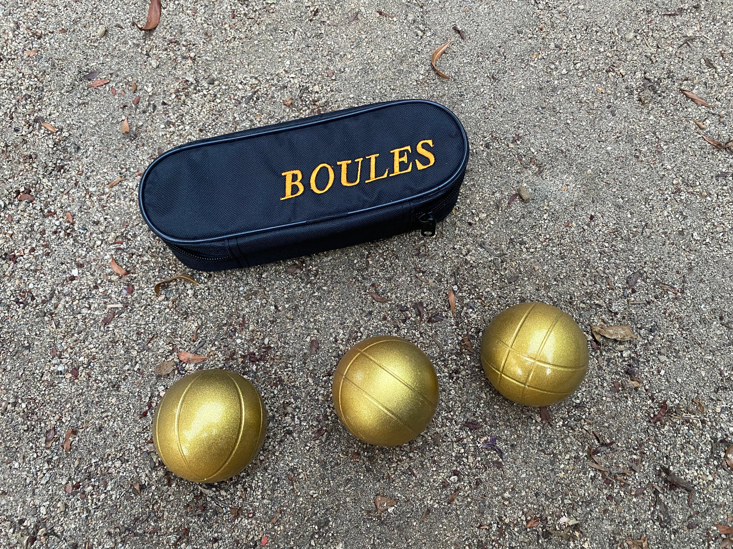 Gold 3 Boule Set