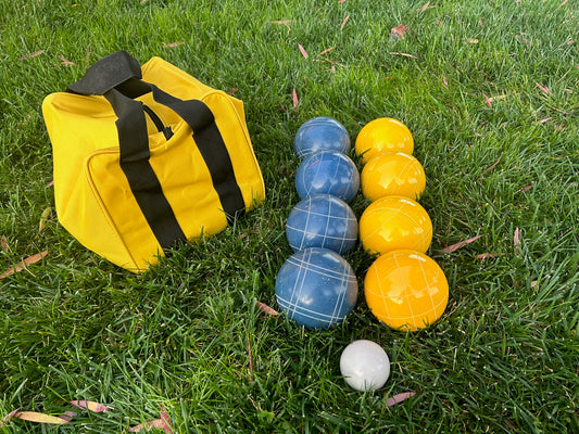 Ukraine- Blue and Yellow 110mm EPCO tournament bocce set