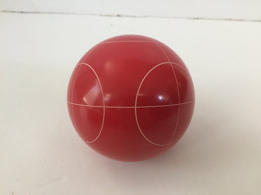 Replacement Bocce Ball - 107mm - Red with circle pattern