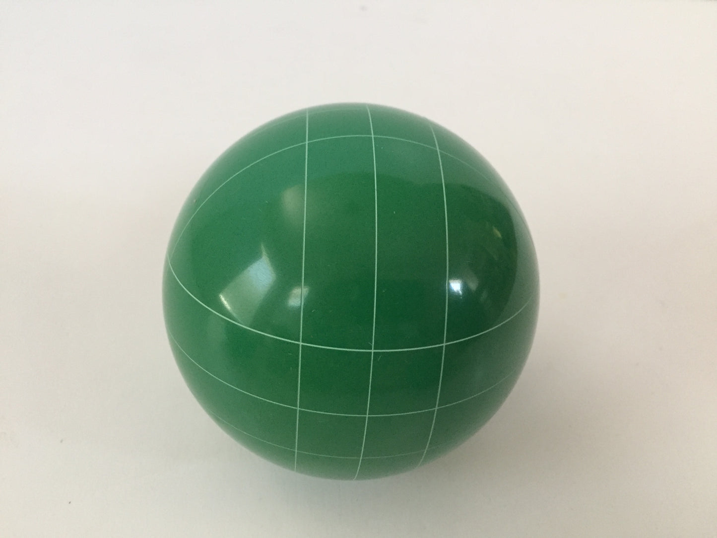 Replacement Bocce Ball - 107mm - Green with straight line pattern
