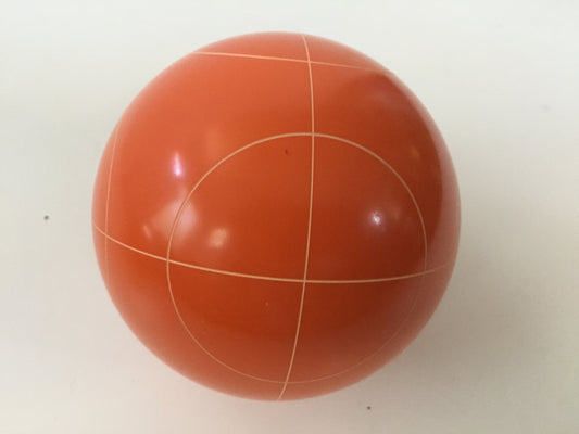 Replacement Bocce Ball - 107mm - Orange with circle pattern