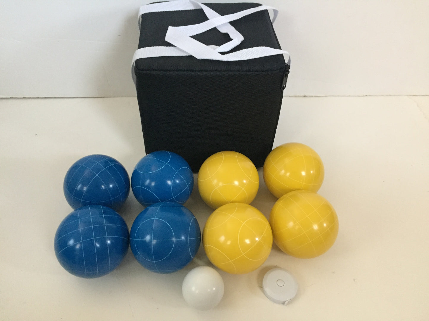 107mm with Blue and Yellow Balls with Black Bag