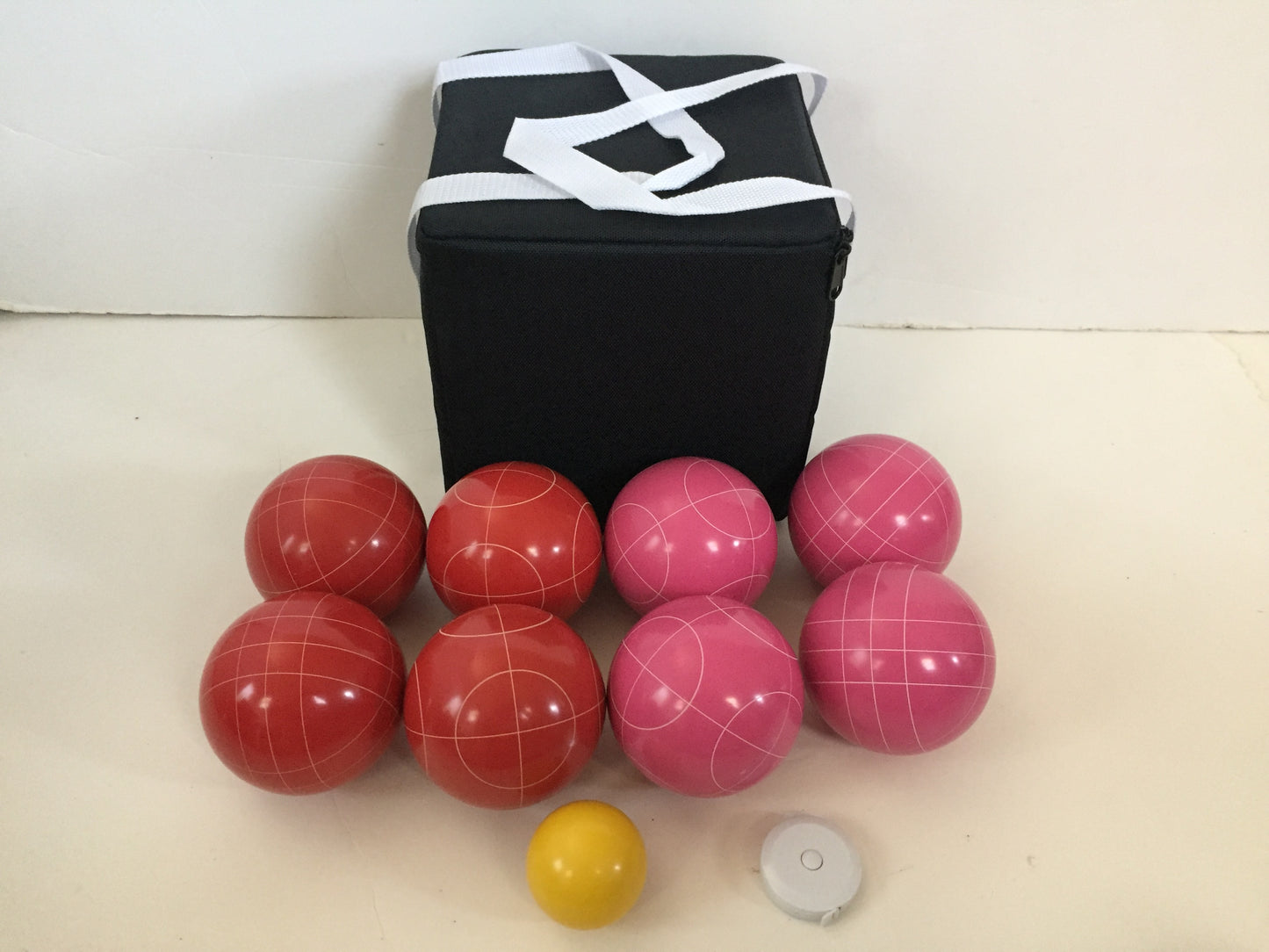 107mm with Pink and Red Balls with Black Bag