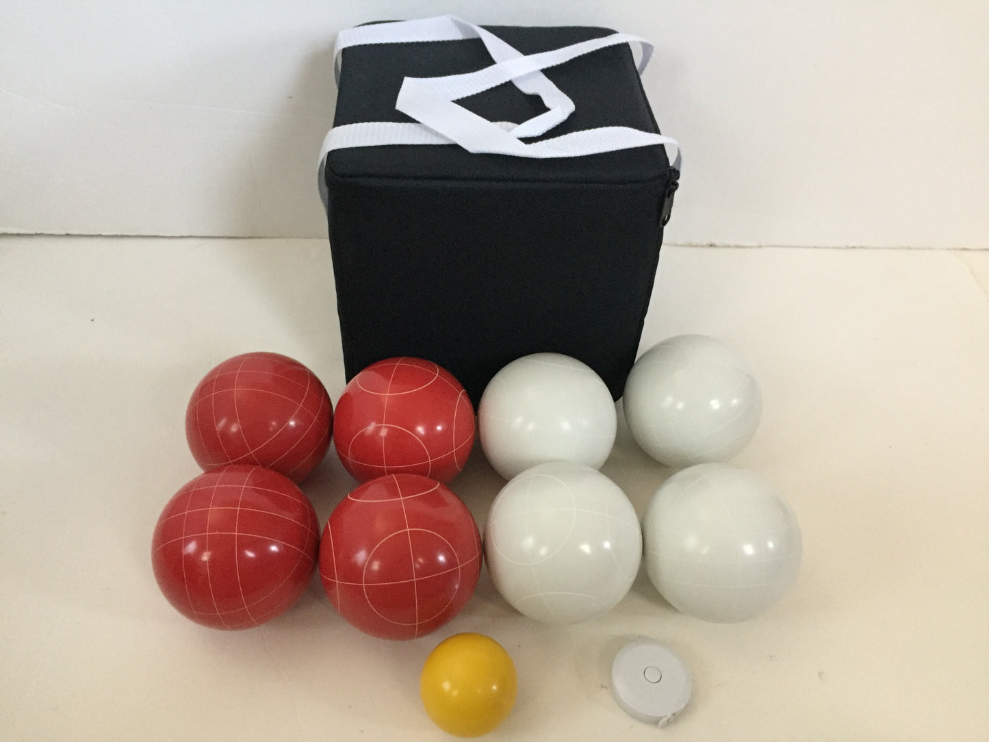 107mm with White and Red Balls with Black Bag