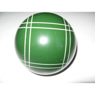 Replacement EPCO 114mm Bocce Ball Red or Green with Close Curvey stripes