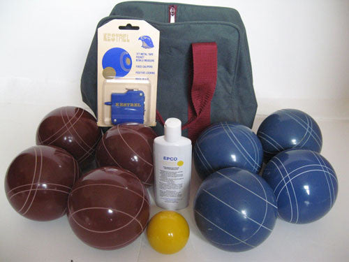 Basic EPCO Bocce package - 110mm Red and Blue balls