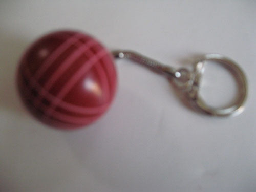 Bocce Ball Key Chains - 1 red