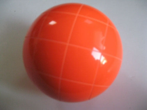 Replacement EPCO 110mm Orange Bocce Ball with Criss Crossed stripes