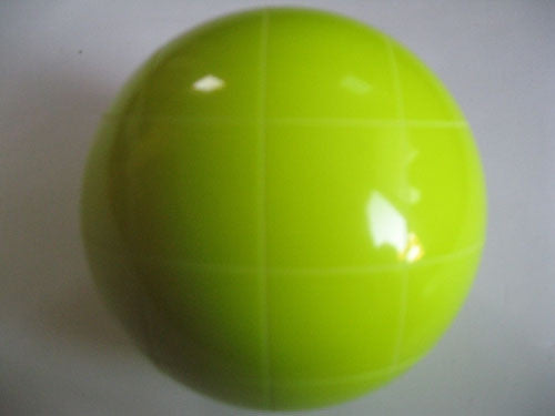 Replacement EPCO 110mm Yellow Bocce Ball with Criss Crossed stripes