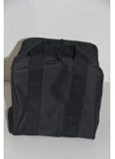 Heavy Duty Nylon Bocce Bag - Black with Black Handles