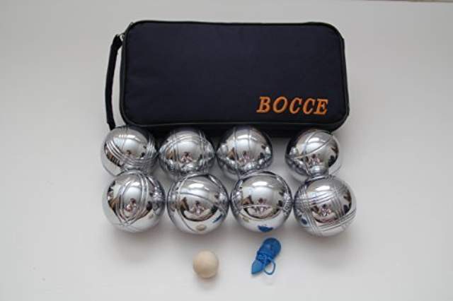 73mm Metal Bocce/Petanque Set with blue bag - single
