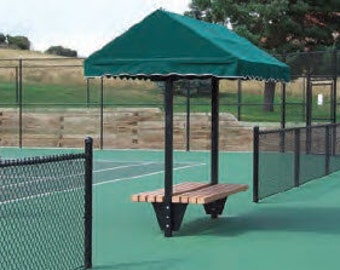 Har-Tru Tennis, Bocce, Golf Court Accessories- Cabana Bench