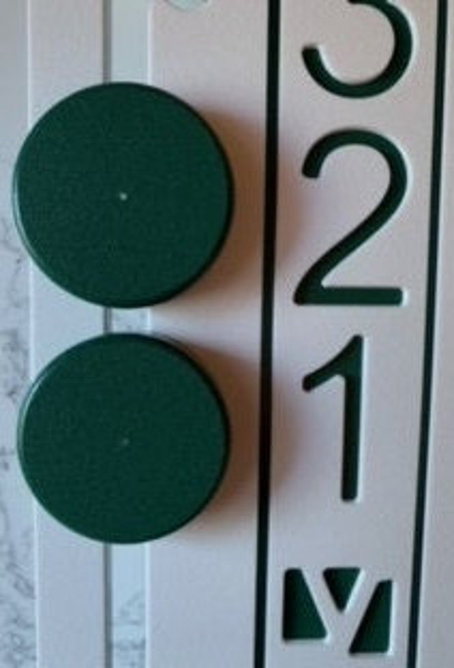 Pair of replacement indicators for Bocce Scoreboard (multiple colors available)